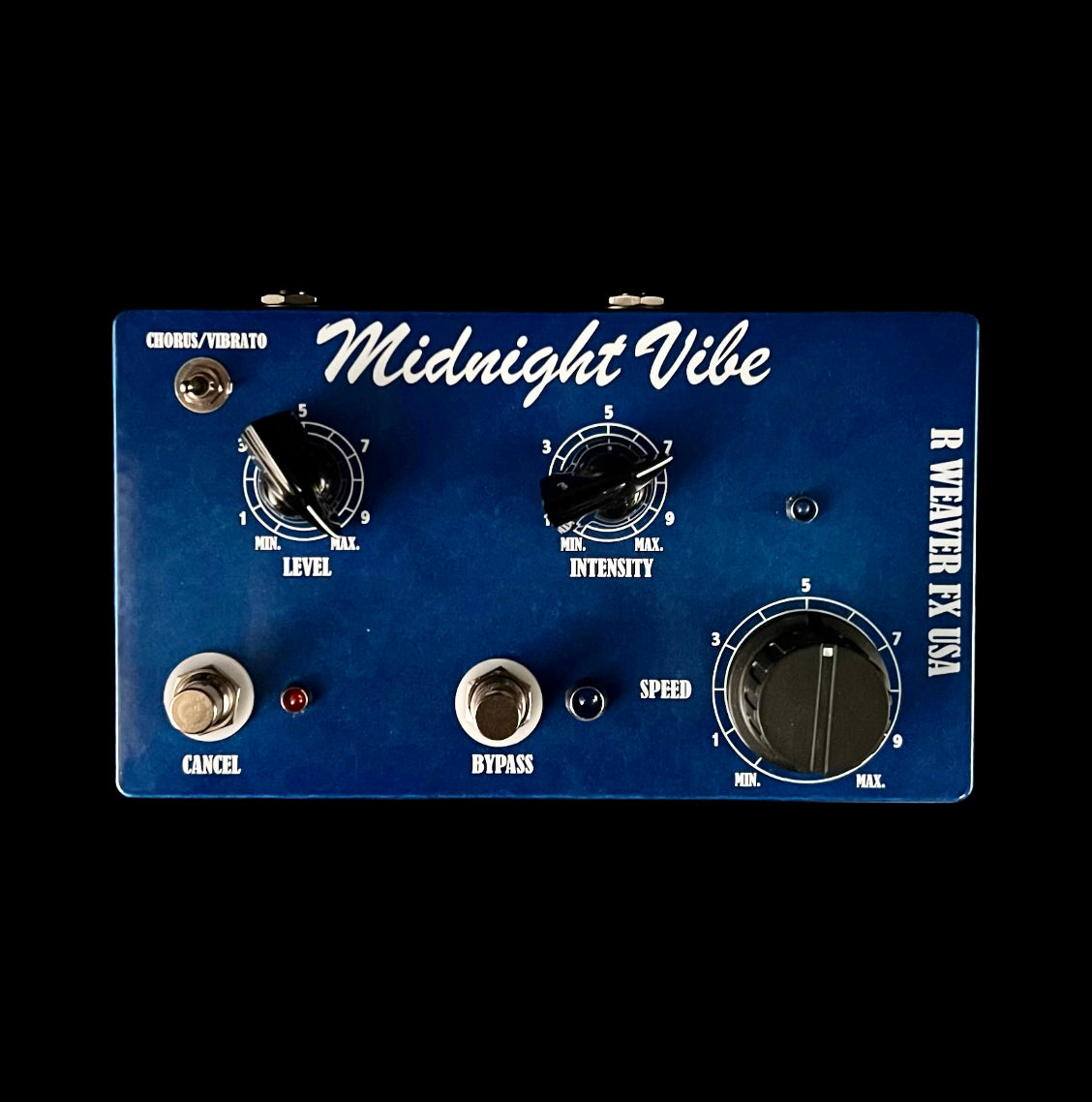 ギター R Weaver Midnight Vibe Midnight Vibe - Blue – Jimmy Wallace Guitars