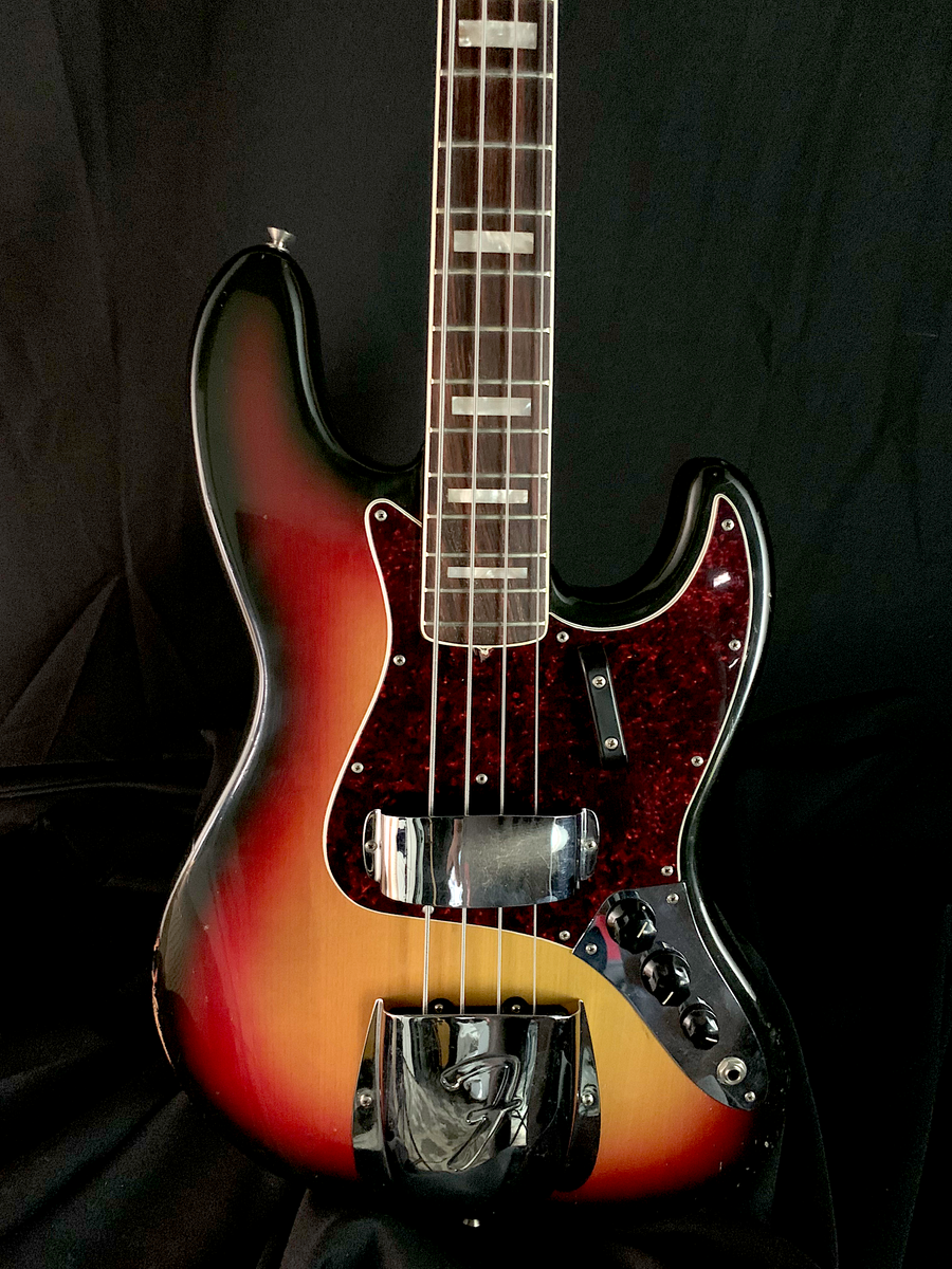 SOLD **** 1972 Fender Jazz Bass – Jimmy Wallace Guitars