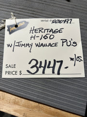 Heritage H150 with Factory Installed Jimmy Wallace PAF Pickups