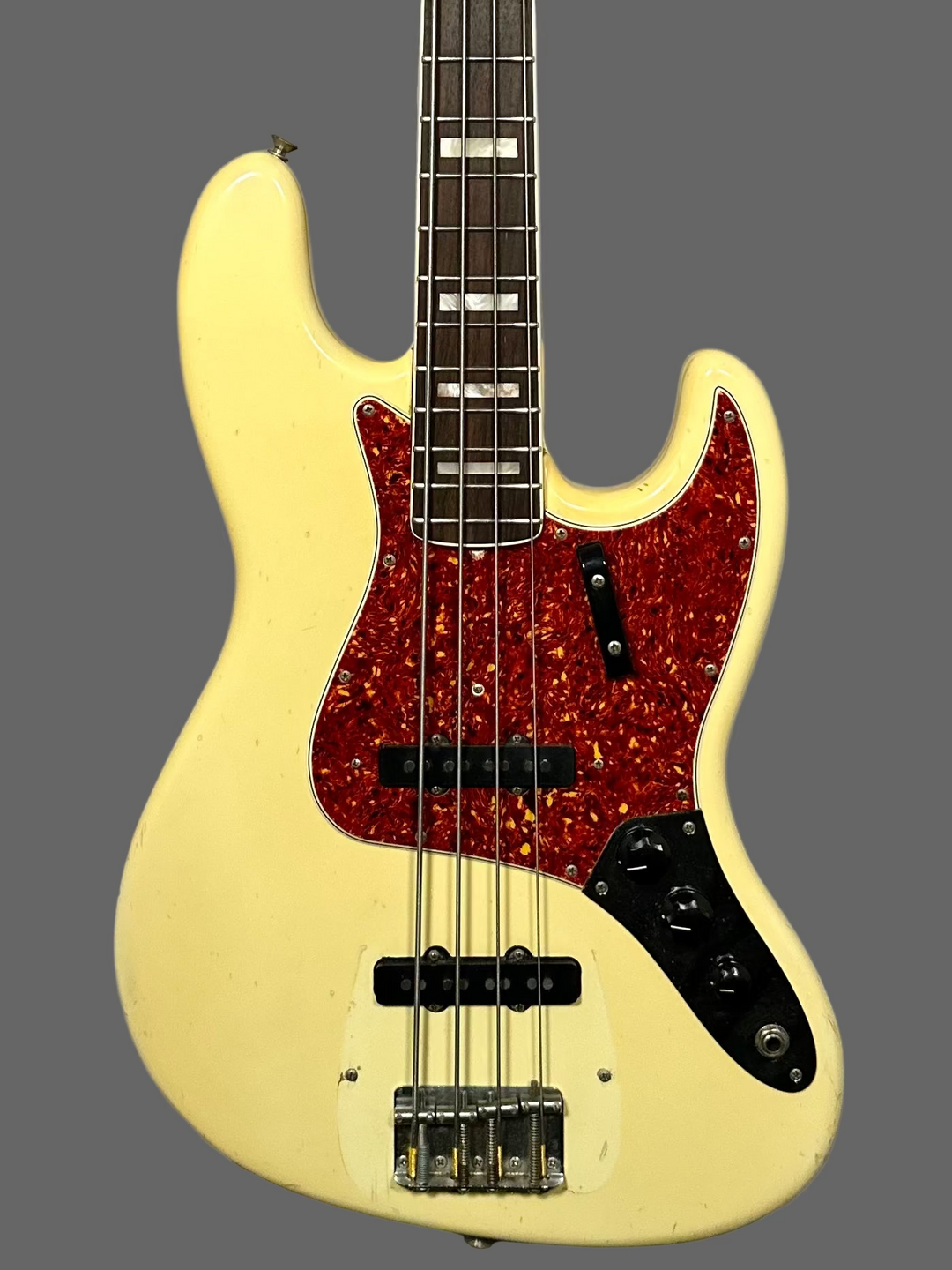 1970 Fender Jazz Olympic White with Matching Headstock – Jimmy