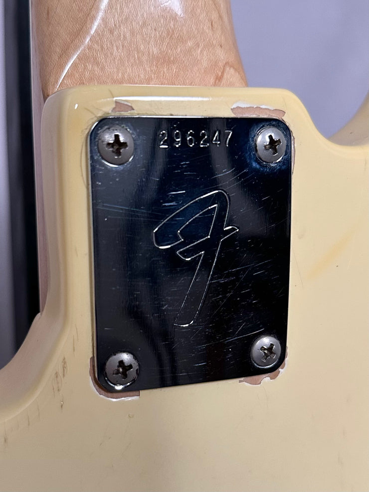 1970 Fender Jazz Olympic White with Matching Headstock