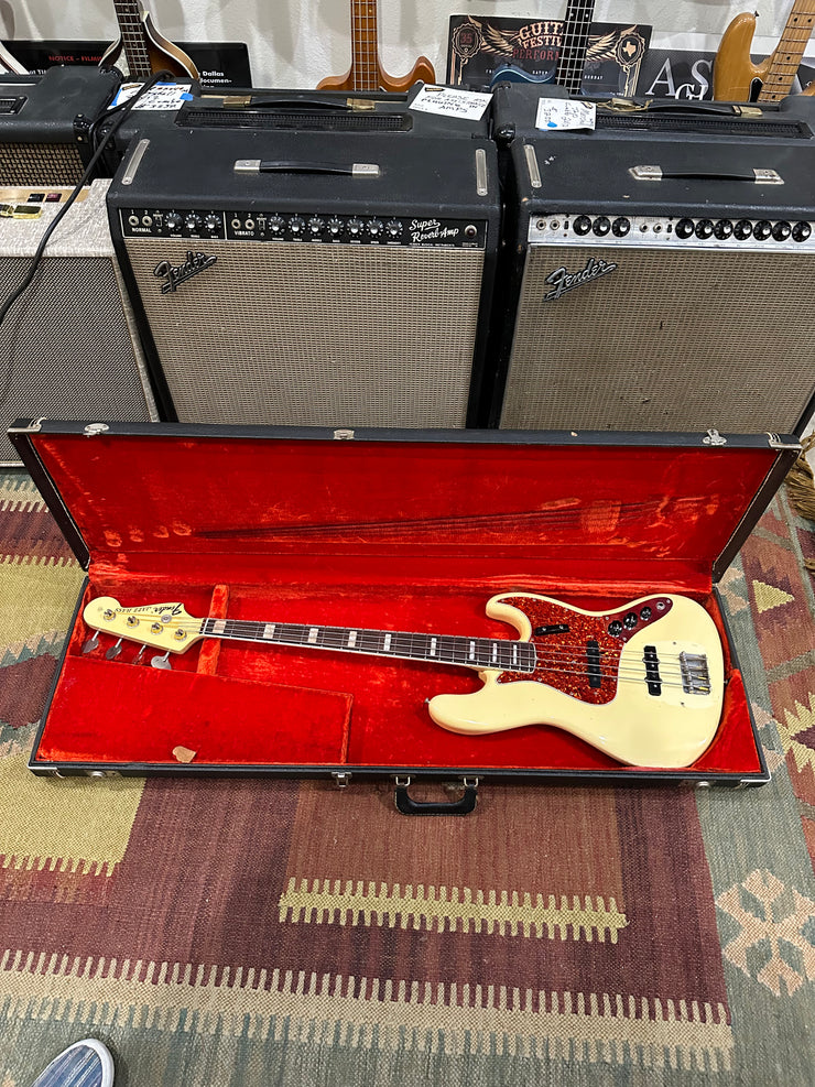 1970 Fender Jazz Olympic White with Matching Headstock