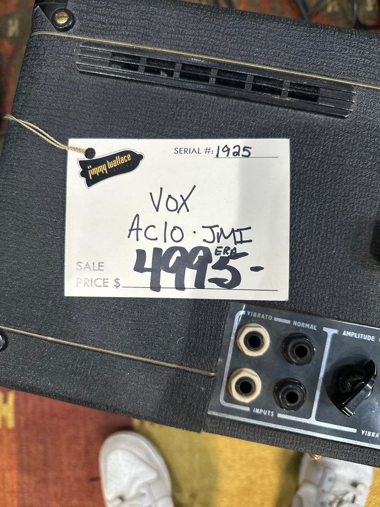 VOX AC-10 JMI Era – Jimmy Wallace Guitars