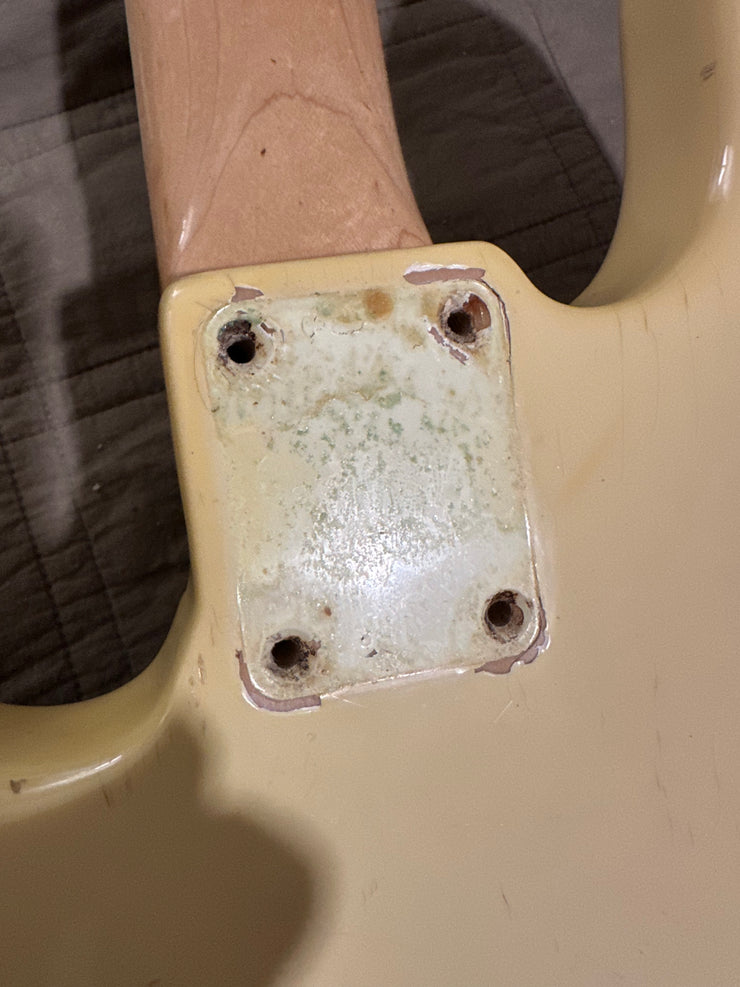 1970 Fender Jazz Olympic White with Matching Headstock