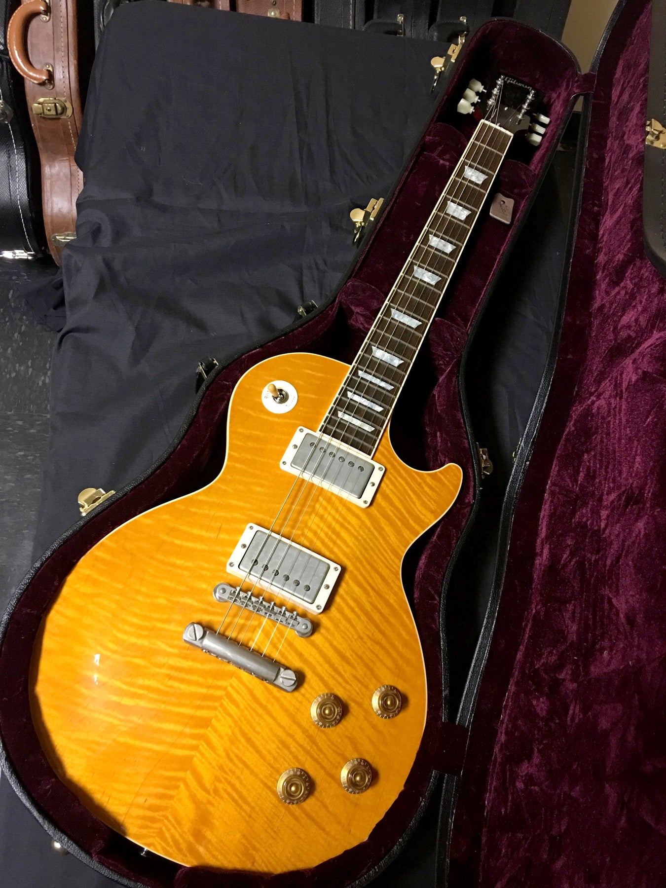 Les Flame Top Jimmy Wallace Guitars