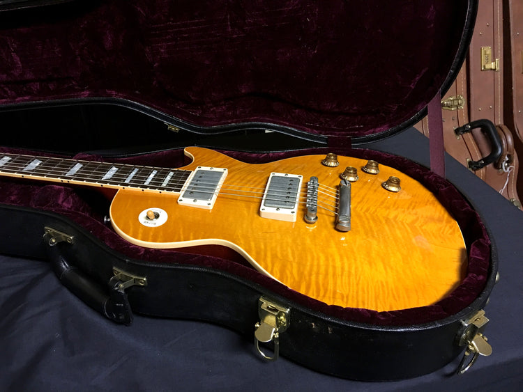 ギター Hard Aged LesPaul replica FlameMapleTop s-l400.jpg