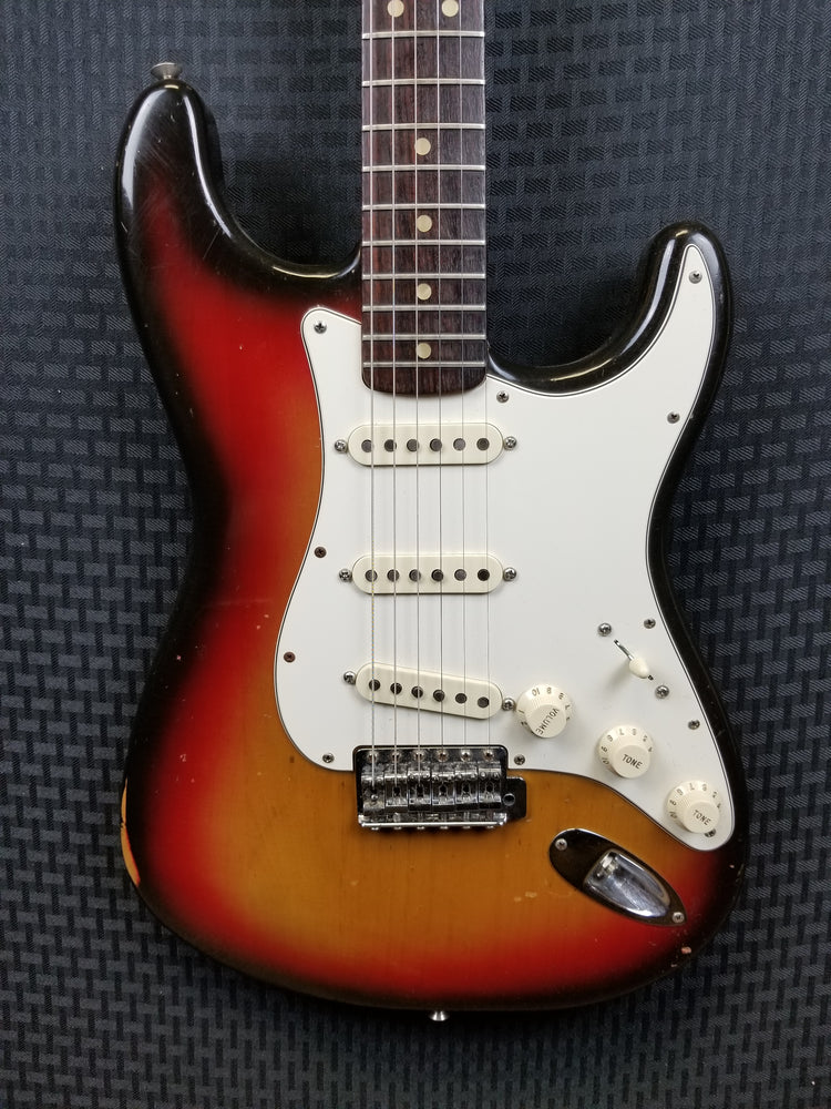 SOLD **** 1972 Fender Stratocaster – Jimmy Wallace Guitars