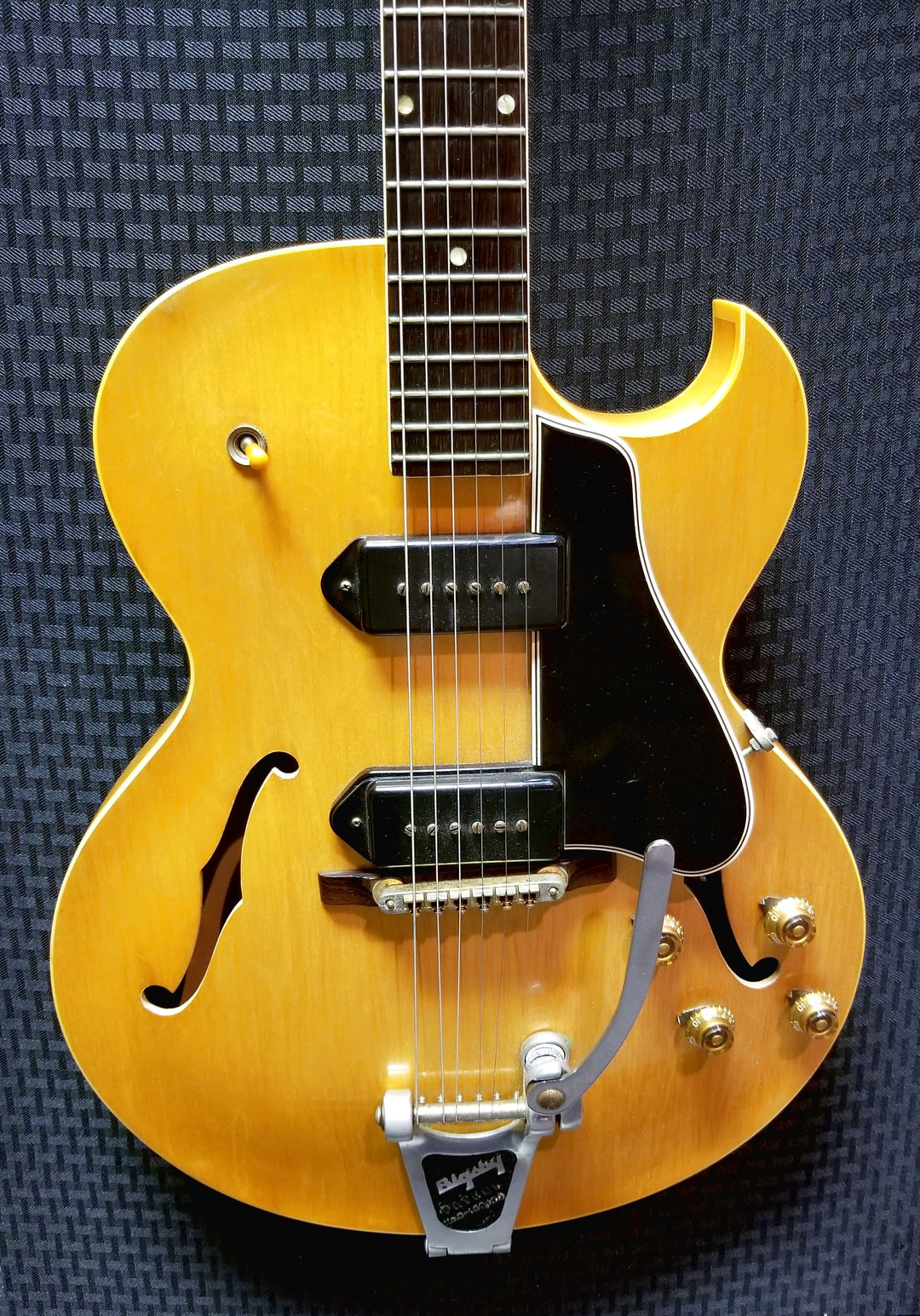 SOLD**** 1955 Gibson ES225 Natural – Jimmy Wallace Guitars