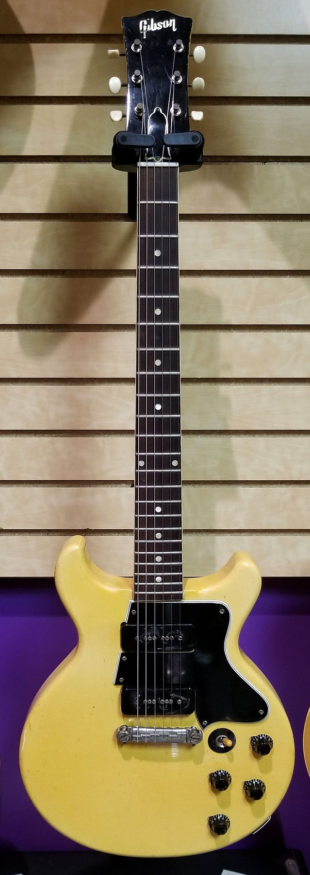 1962 Les Paul Junior Double Cut TV Yellow Jimmy Wallace Guitars 1962-les-paul-junior-double-cut-tv-yellow-jimmy-wallace-guitars