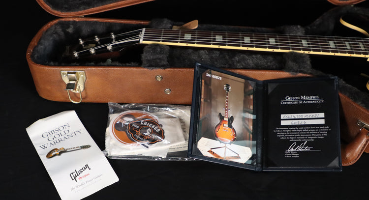 Gibson Custom Shop ES 335 Stop with Blocks – Jimmy Wallace Guitars