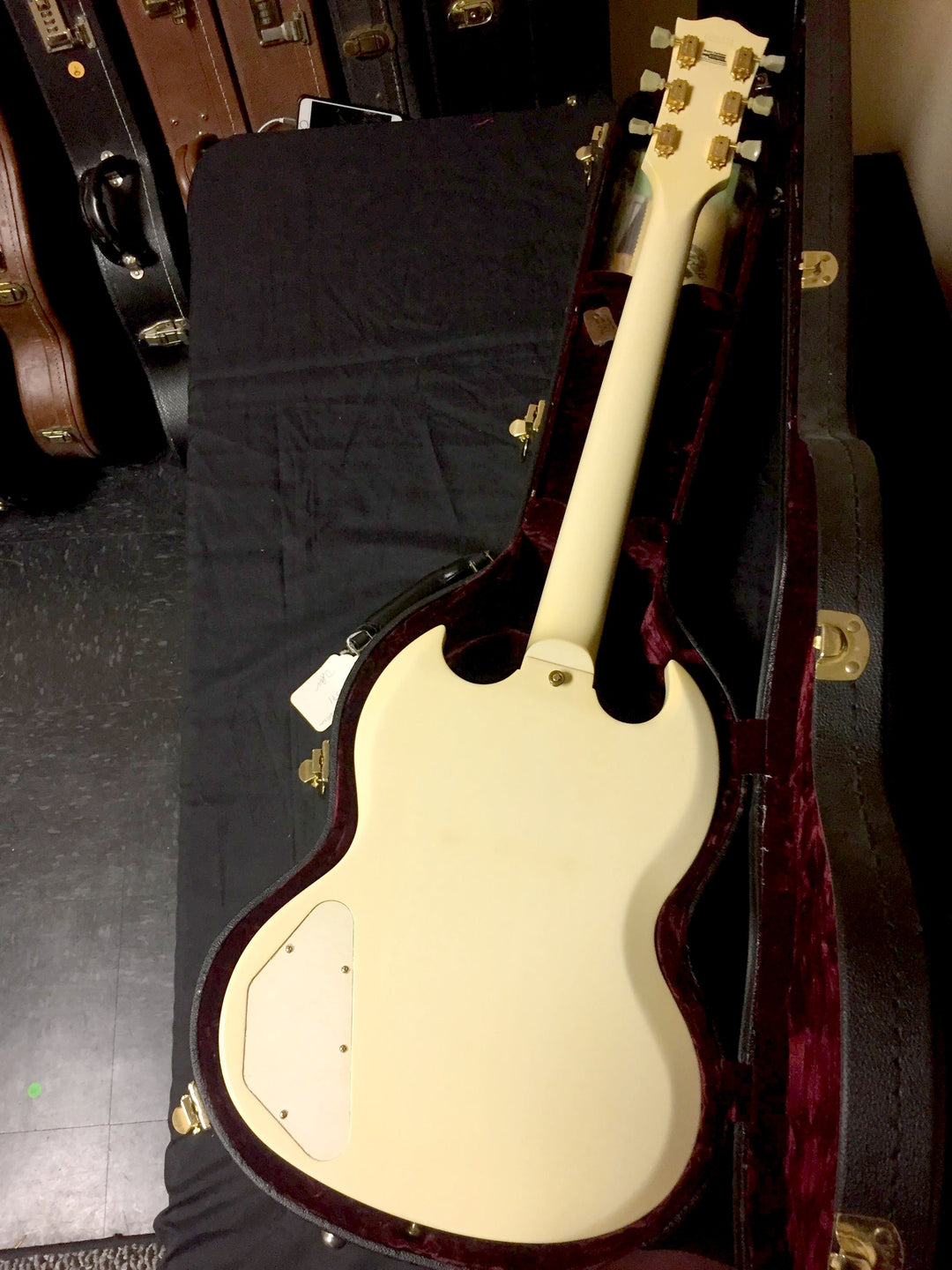 Gibson SG Custom White**** SOLD**** – Jimmy Wallace Guitars