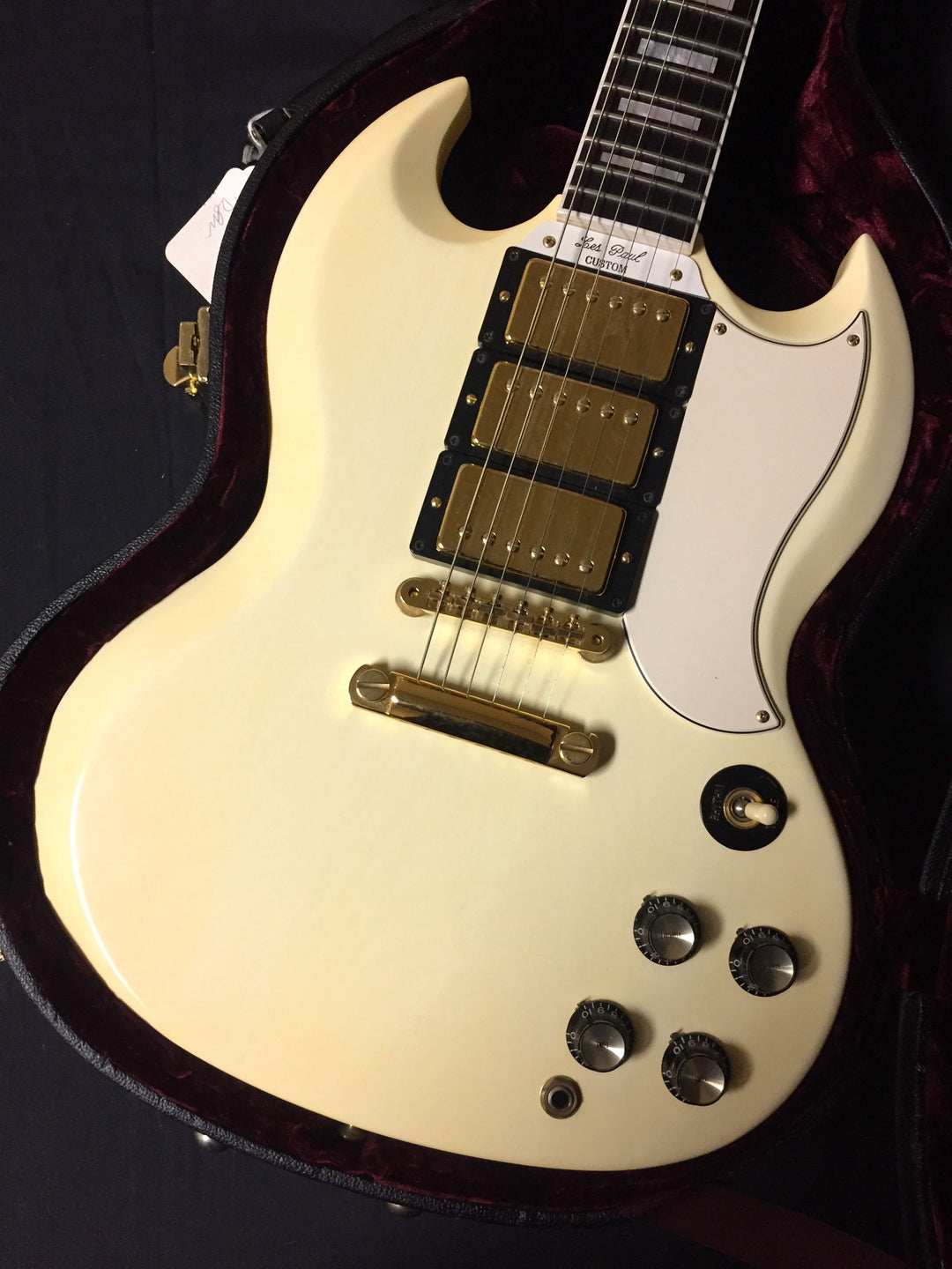 Gibson SG Custom White**** SOLD**** – Jimmy Wallace Guitars