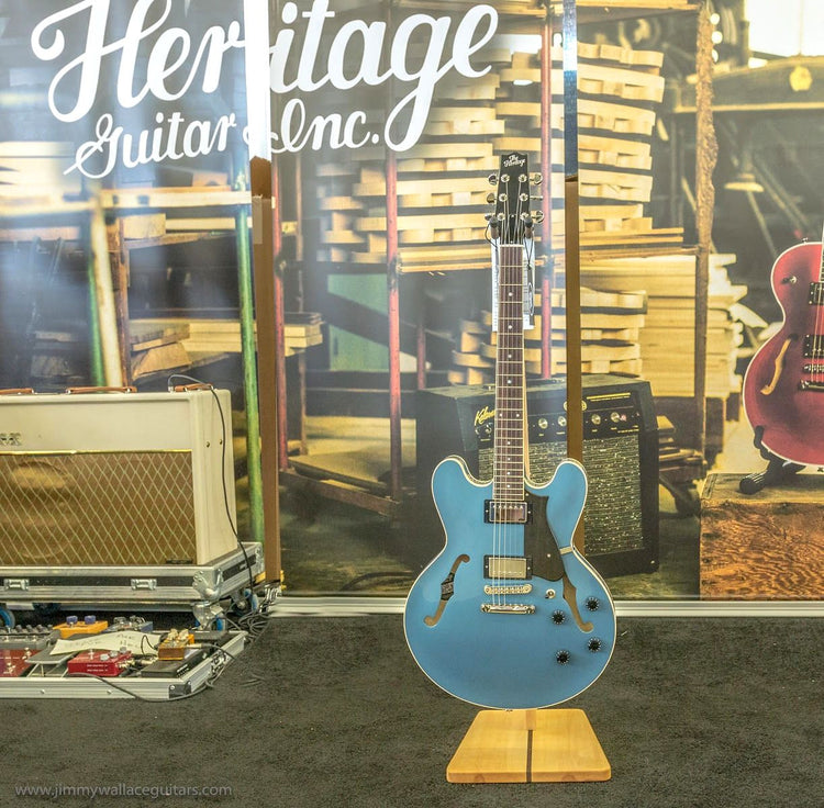 グレースコンチネンタル　Ximena ブルー SOLD **** Heritage H 535 Pelham Blue – Jimmy Wallace Guitars