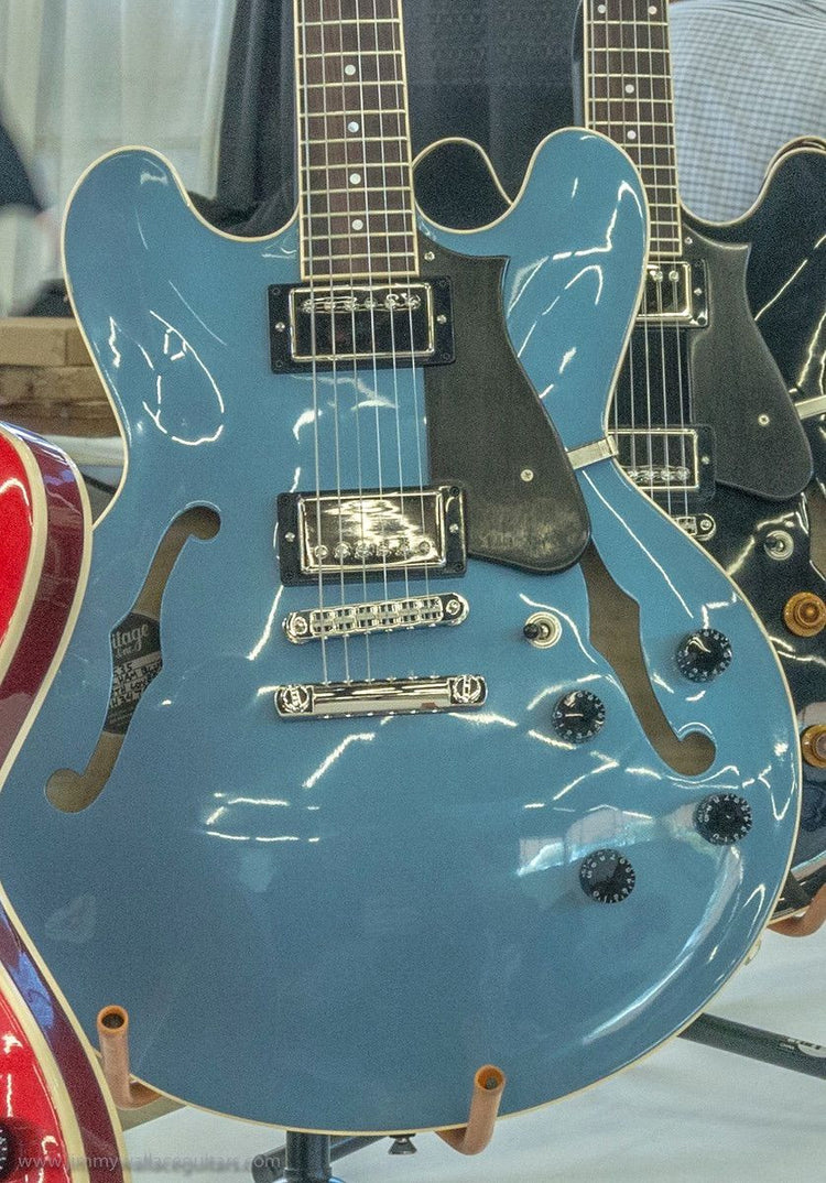 SOLD **** Heritage H 535 Pelham Blue – Jimmy Wallace Guitars