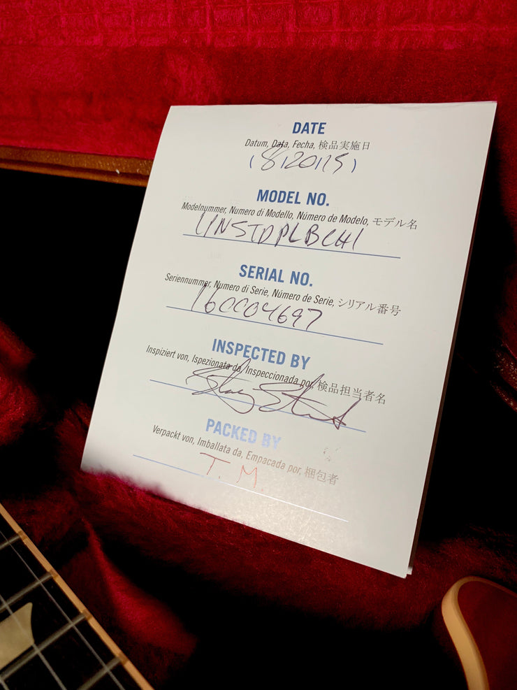 **** SOLD **** 2016 Gibson Les Paul Standard Premium Plus