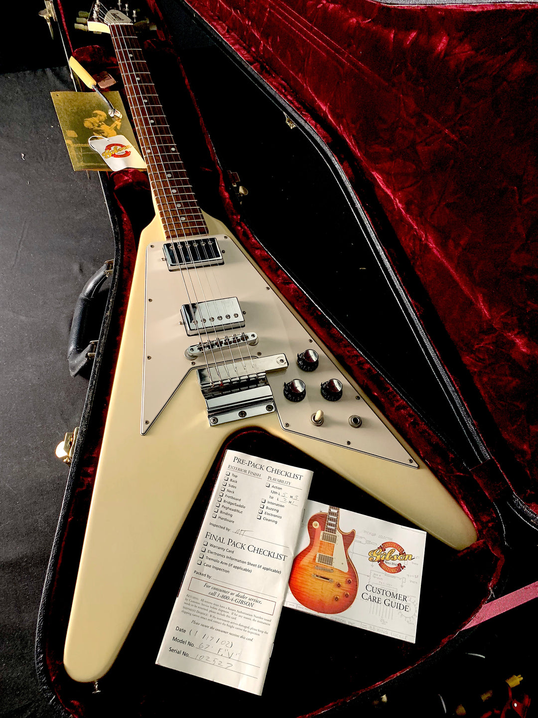 SOLD*** 2002 Gibson Reissue '67 Flying V – Jimmy Wallace Guitars