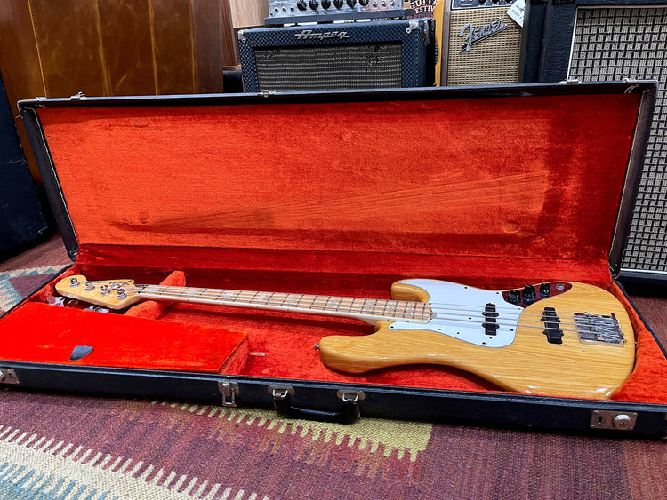 Fender Jazz Bass Natural 1974 – Chicago Music Exchange