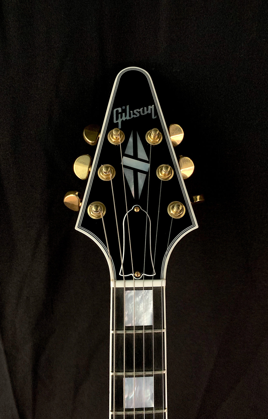 SOLD **** 2017 Gibson Custom Shop Ebony Flying V – Jimmy