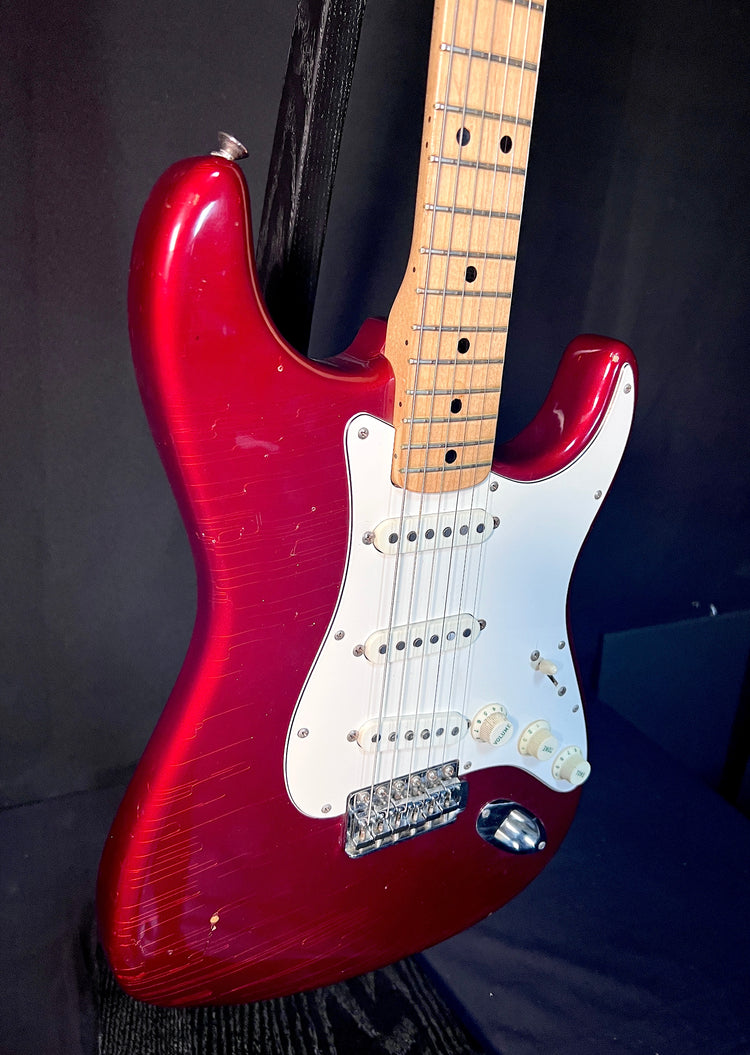 1972 Fender Stratocaster - Candy Apple Red – Jimmy Wallace Guitars