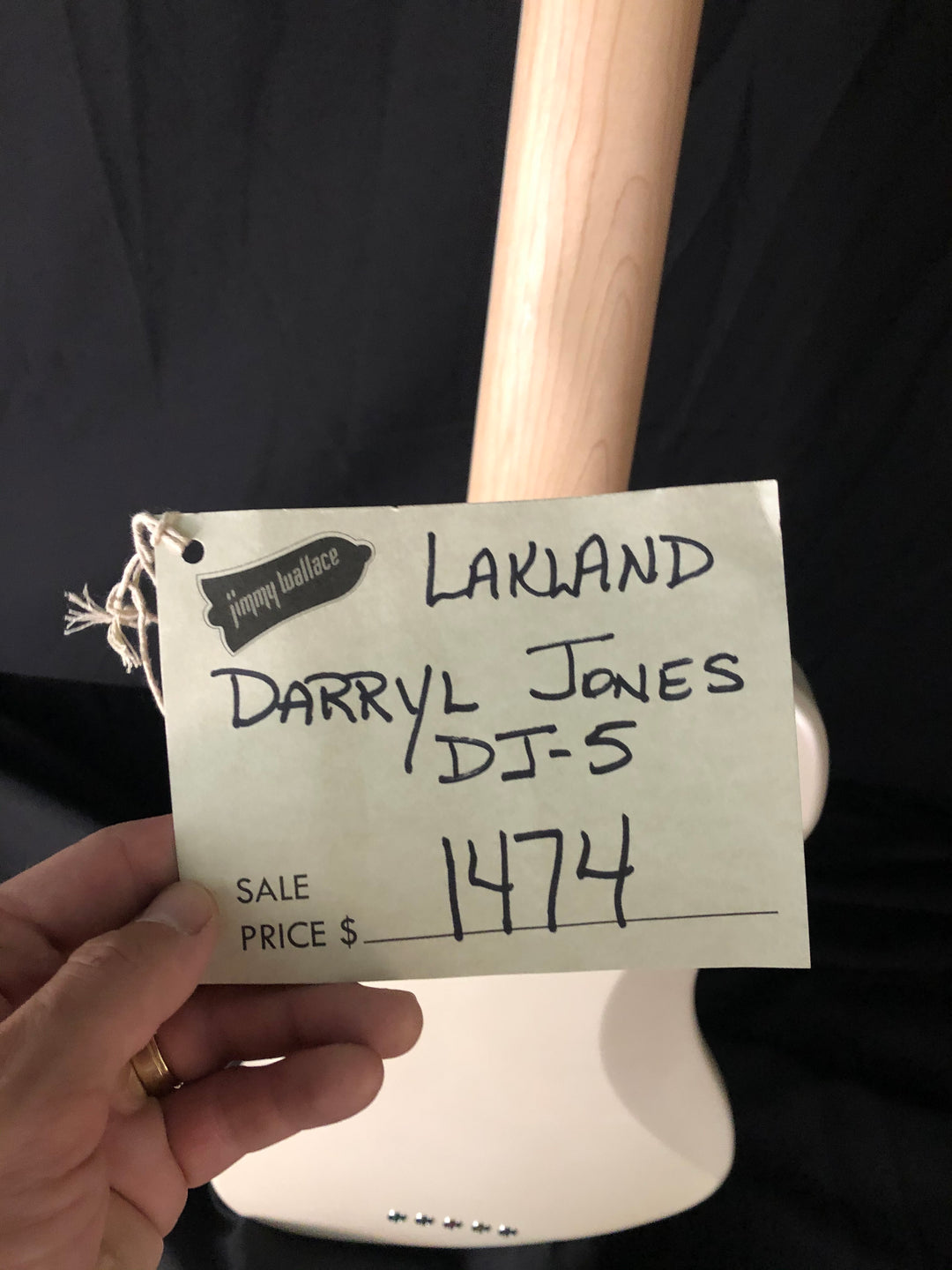 SOLD **** Lakland DJ 5 Darryl Jones – Jimmy Wallace Guitars