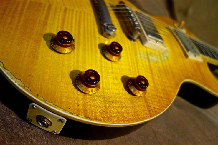 SOLD - Jimmy Wallace Flame Top - Lemon Burst