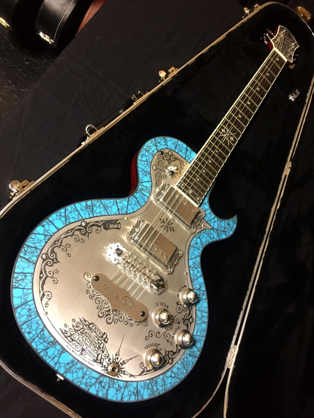 Teye La India Turquoise Mosaic – Jimmy Wallace Guitars