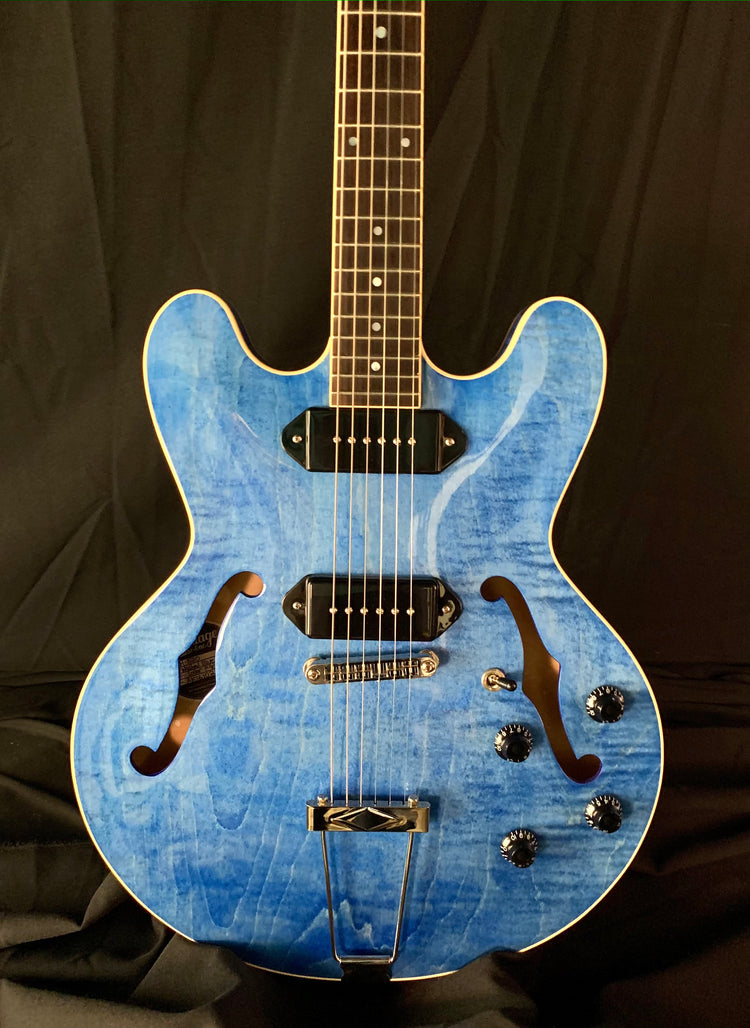 SOLD **** Heritage H530 Washed Blue Finish – Jimmy Wallace Guitars