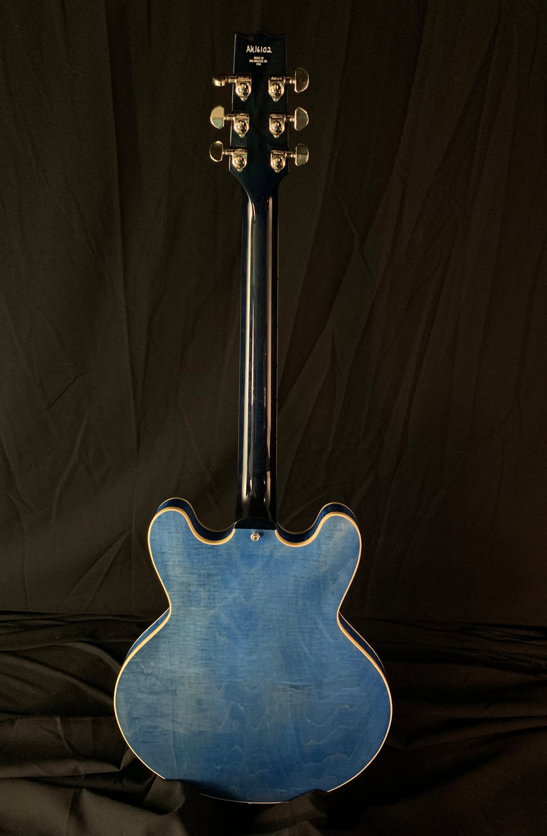 SOLD **** Heritage H530 Washed Blue Finish – Jimmy Wallace Guitars