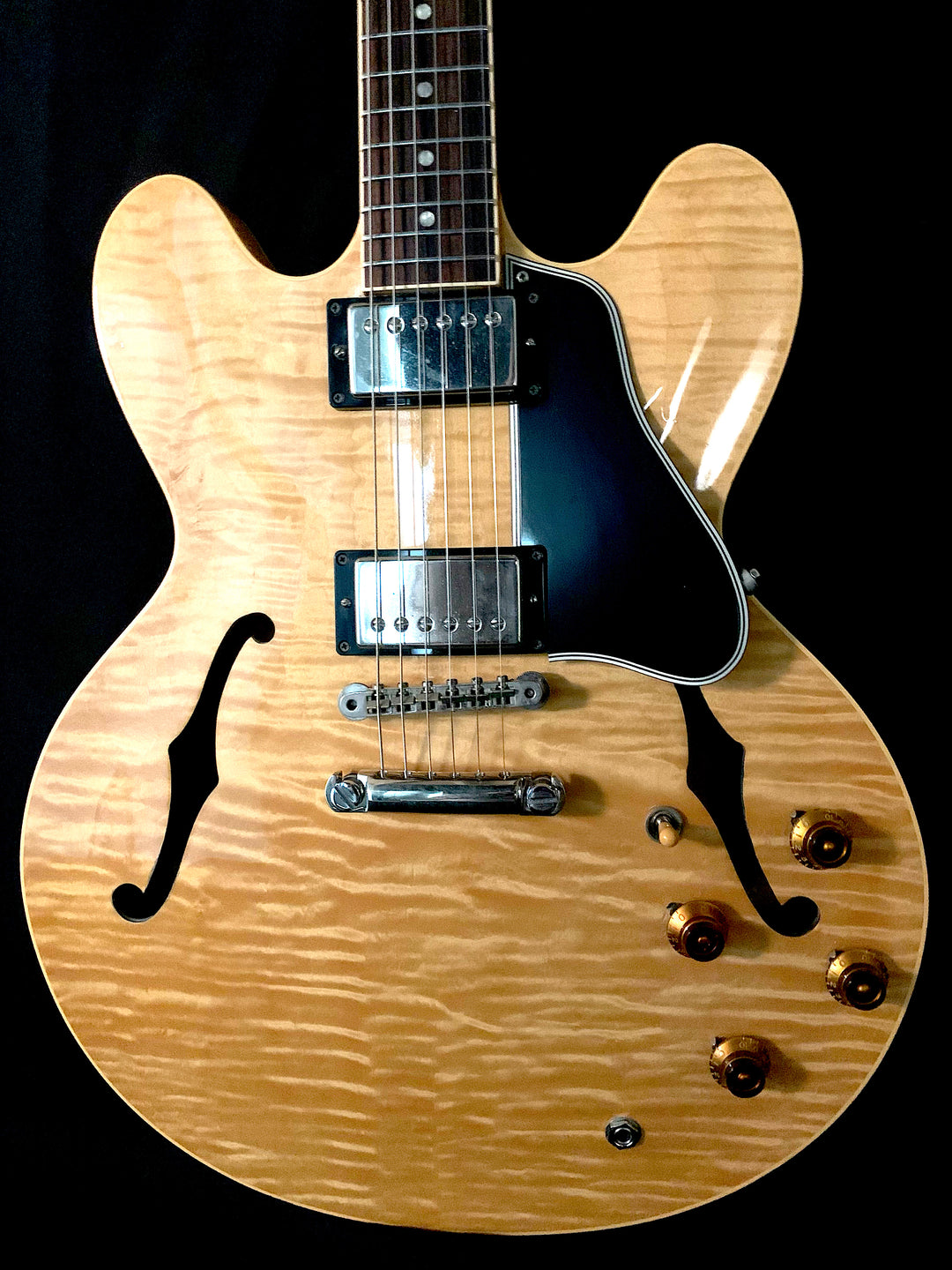 Highly Figured Gibson ES 335 Natural – Jimmy Wallace Guitars