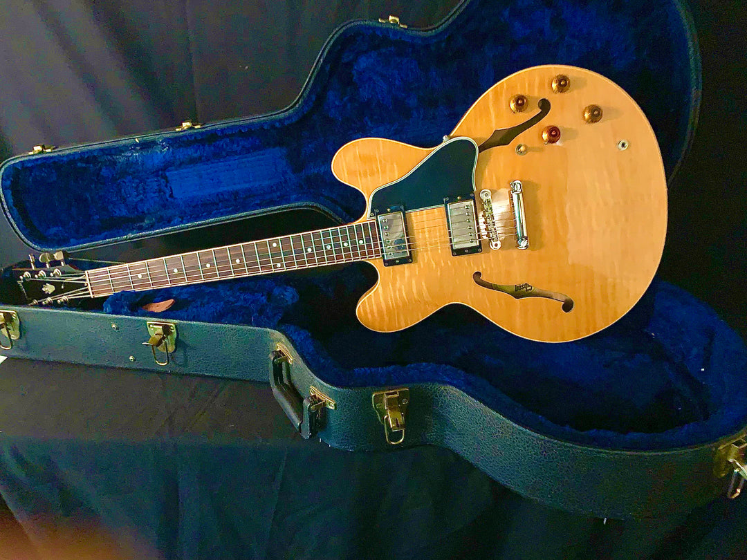 【美品＆超稀少】Orville by Gibson ES-335 natural Gibson ES-335 Figured Semi-Hollow Electric Guitar Antique