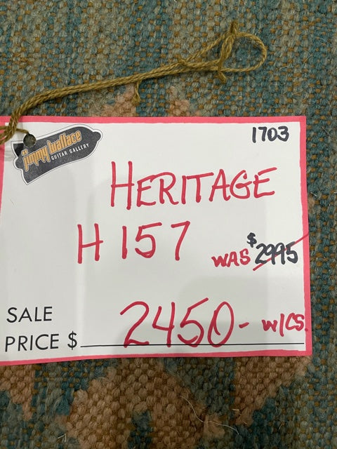 **** SOLD **** Heritage H157 Limited - Neptune Blue