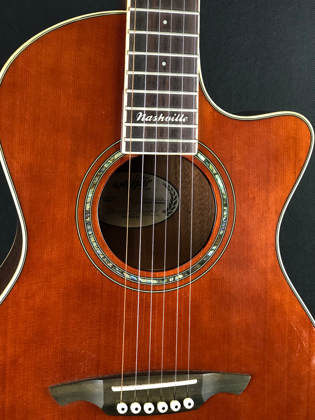 Wechter “Nashville” Acoustic – Jimmy Wallace Guitars