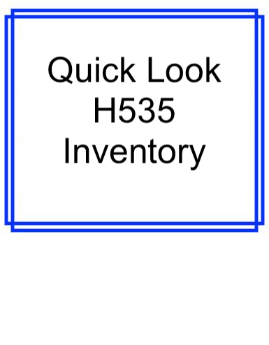 Quick Look H535 Inventory