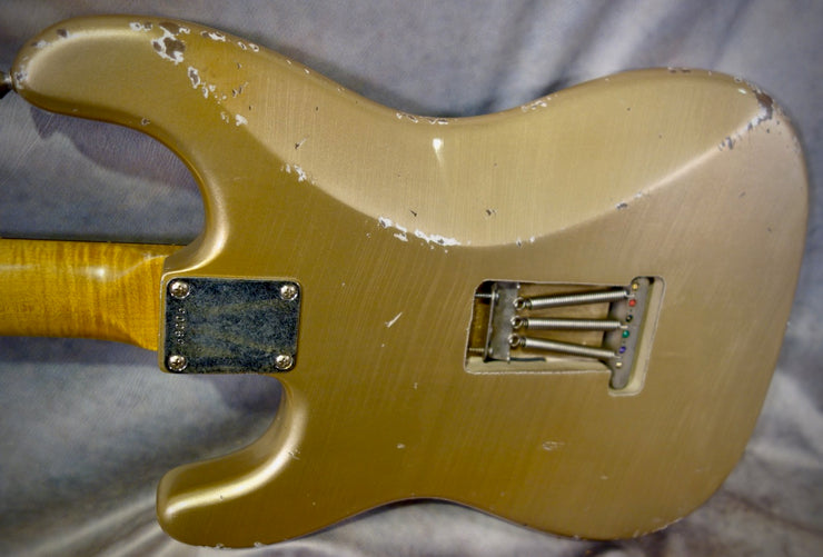 Jimmy Wallace “Sierra” Shoreline Gold with 4A Flame Maple Neck