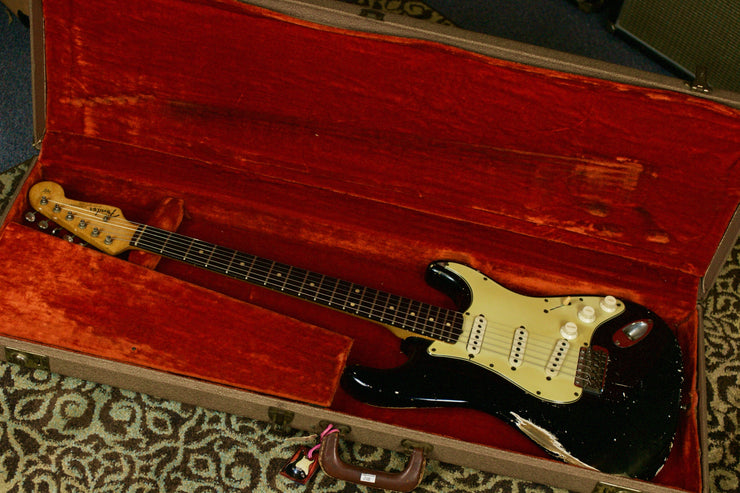 **** SOLD **** RARE 1962 Factory Black Stratocaster