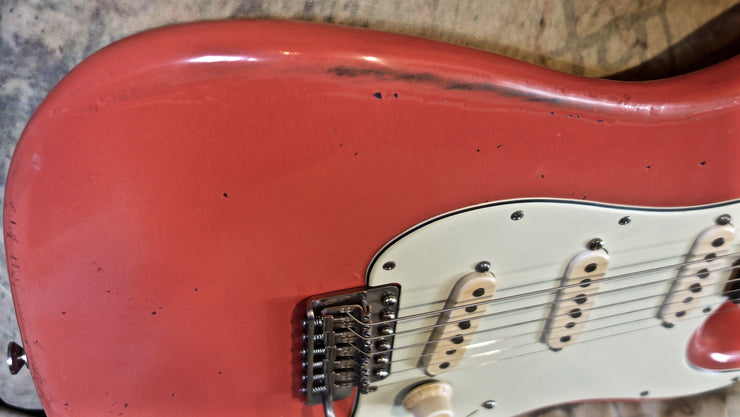 Jimmy Wallace “Sierra ” Fiesta Red with Matching Headstock - ORDER NOW