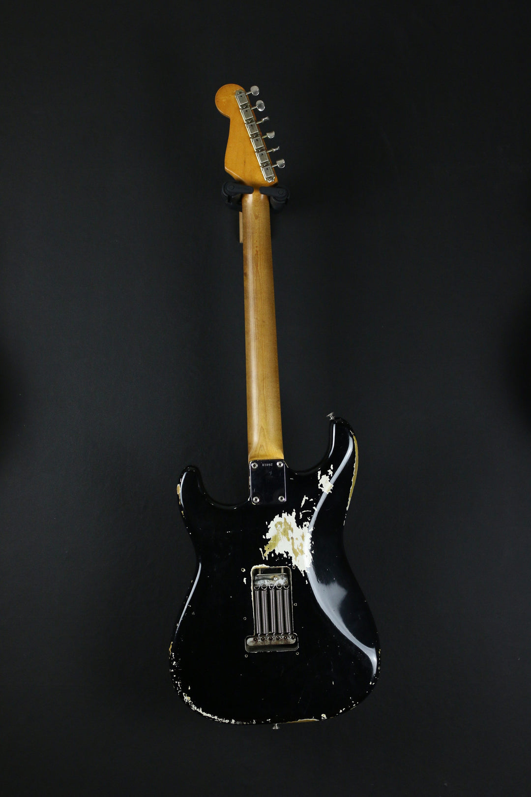 SOLD **** RARE 1962 Factory Black Stratocaster – Jimmy Wallace Guitars