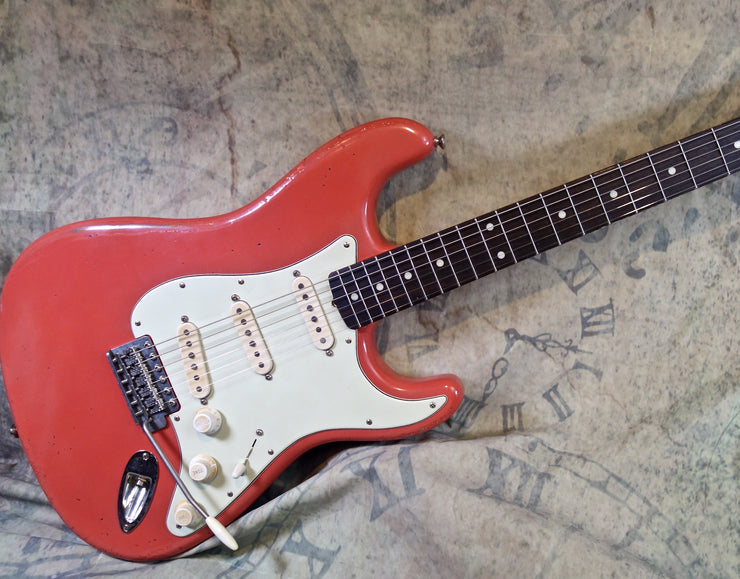 Jimmy Wallace “Sierra ” Fiesta Red with Matching Headstock - ORDER NOW