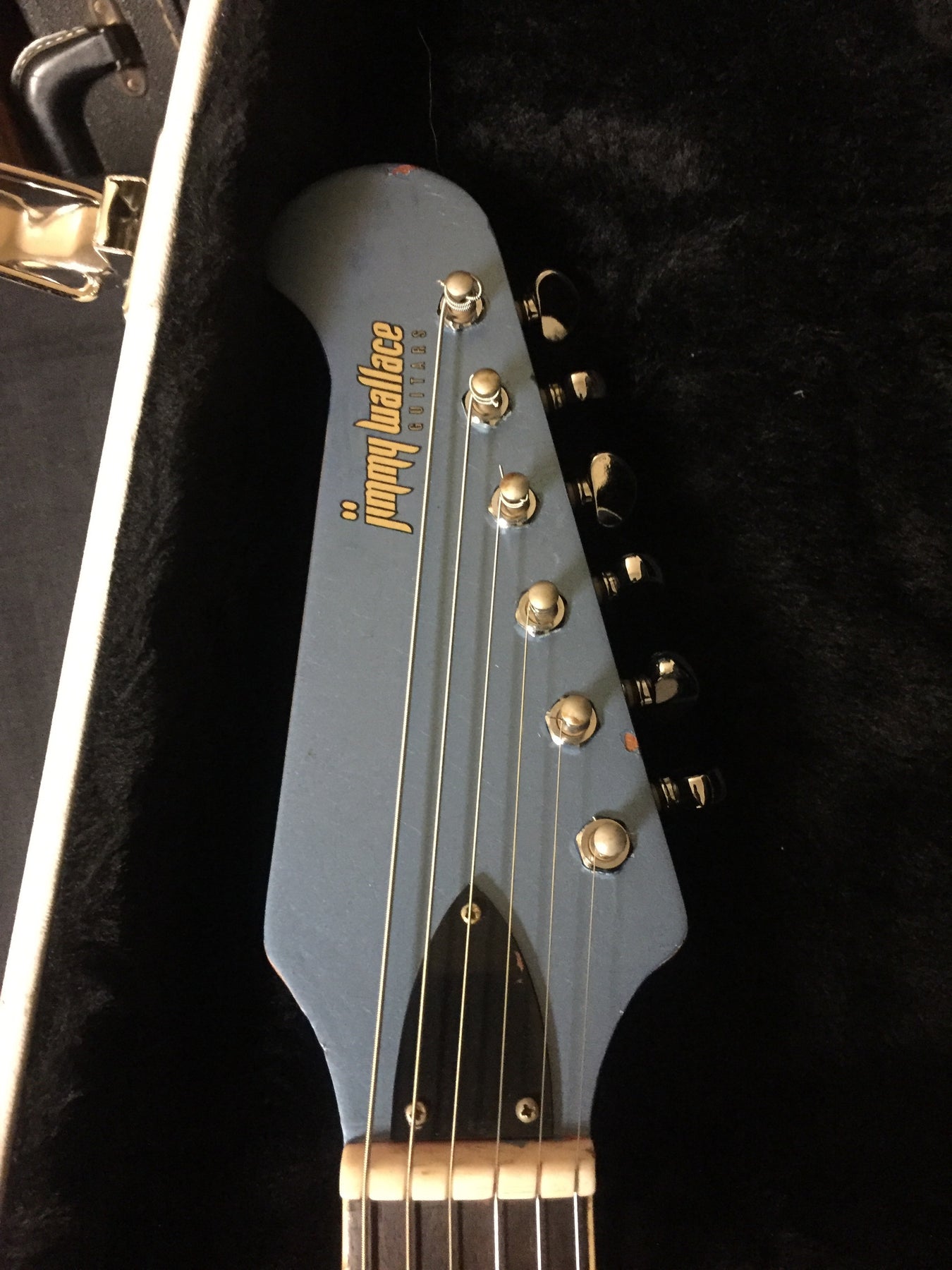 Jimmy Wallace Firebird Pelham Blue – Jimmy Wallace Guitars