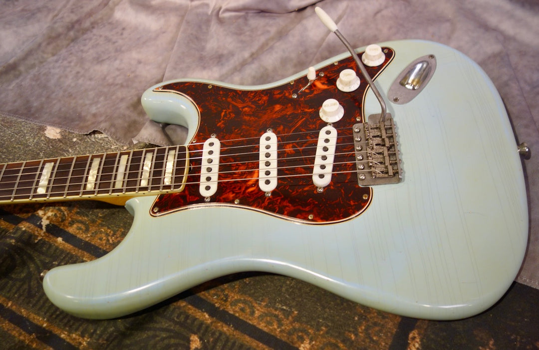 Jimmy Wallace ストラトキャスター　ソニックブルー Jimmy Wallace “Sierra Custom” – Jimmy Wallace Guitars