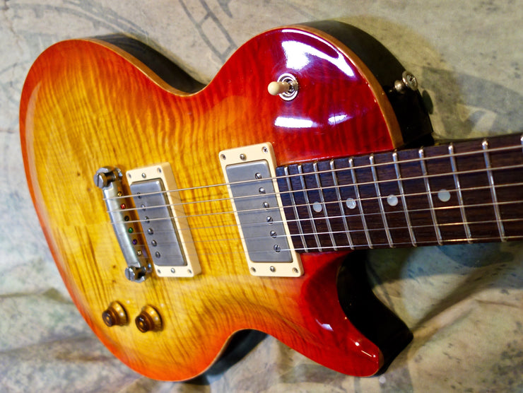 Jimmy Wallace Flame Top Cherry Burst