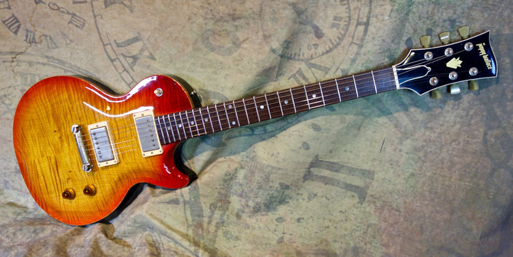 Jimmy Wallace Flame Top Cherry Burst
